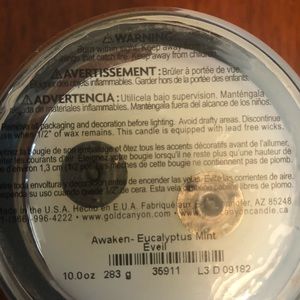 Gold Canyon Accents - Gold Canyon Awaken Eucalyptus Mint Candle Gold Canyon Accents - Gold Canyon Awaken Eucalyptus Mint Candle